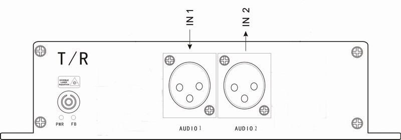 22 Balanced XLR audio port over fiber converter extender 2