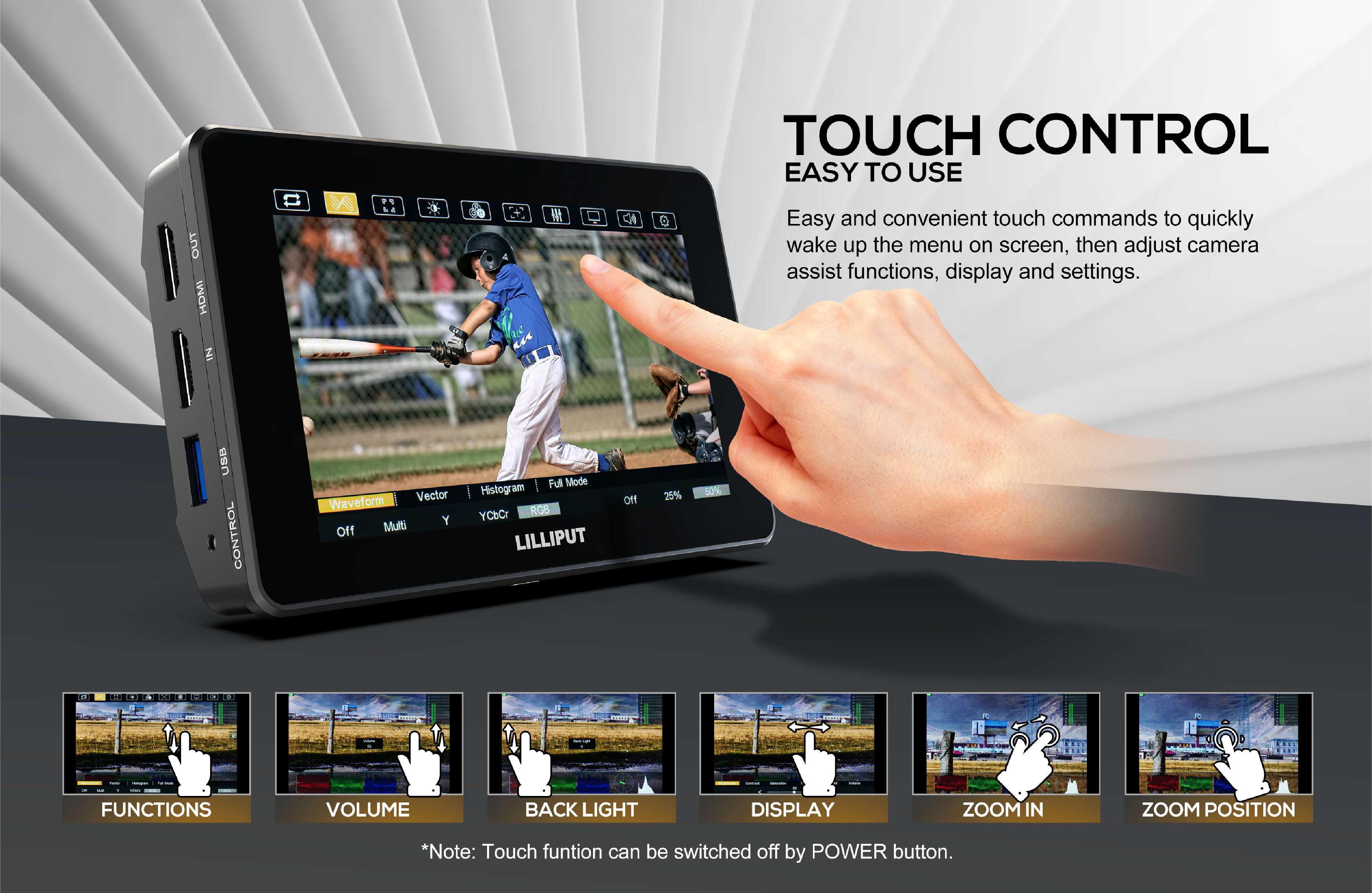 Advanced Touchscreen Control