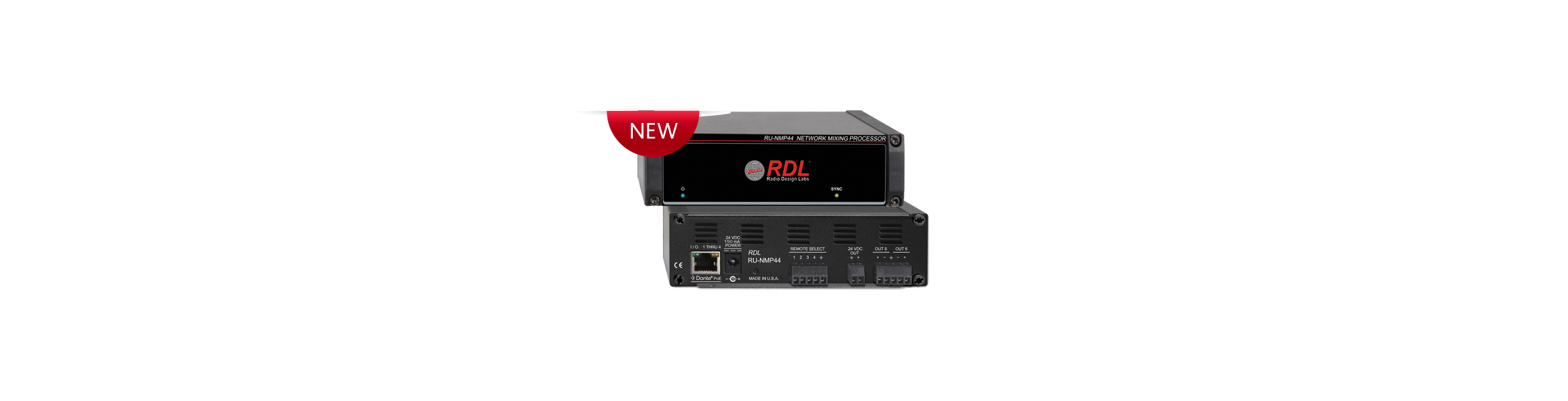 RDL Unveils the RU-NMP44 Network Mixing Processor