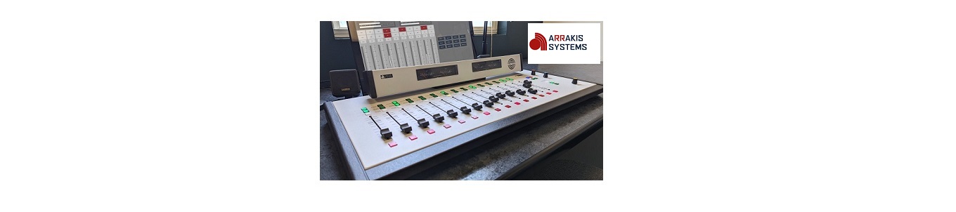 Arrakis H-15 Industry’s first software-controllable 15 Channel analog Broadcast console